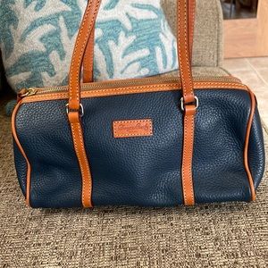 Dooney and Bourke Pebble Leather Barrel Bag